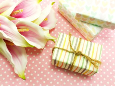 yay dekorasyon kullanımı için çeşitli tatil ile mevcut hediye kutusu