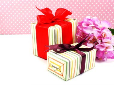 yay dekorasyon kullanımı için çeşitli tatil ile mevcut hediye kutusu