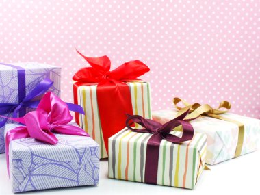 yay dekorasyon kullanımı için çeşitli tatil ile mevcut hediye kutusu