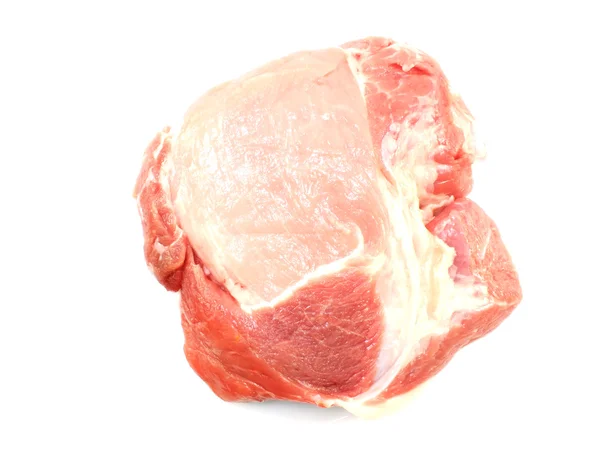 Χοιρινό κρέας που απομονώνονται σε λευκό φόντο — Φωτογραφία Αρχείου