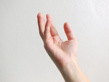 izole kadın güzel boş açık insan eli