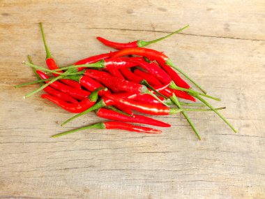 Kırmızı biber beyaz arkaplanda izole edilmiş.