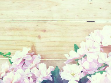 kopya alan arka plan ile güzel yapay buket 