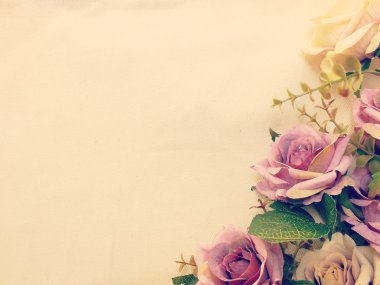 yapay Mor gül çiçek alanı kopya sınır arka plan