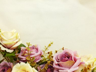 yapay Mor gül çiçek alanı kopya sınır arka plan