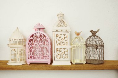 Güzel klasik mum ışığı ev dekorasyonu