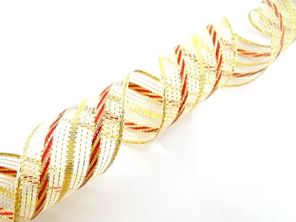 Roll ribbon  isolated on white background — Stock Photo, Image