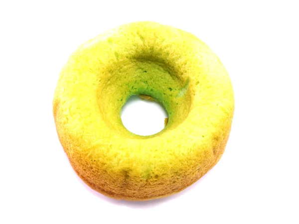 Donut söt dessert på whie bakgrund — Stockfoto