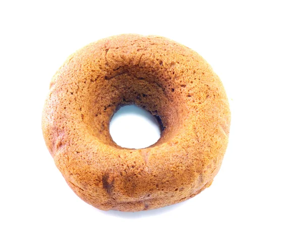 Donut söt dessert på whie bakgrund — Stockfoto