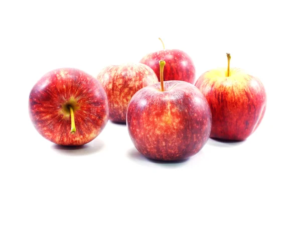 Красный яблочный коллаж — стоковое фото