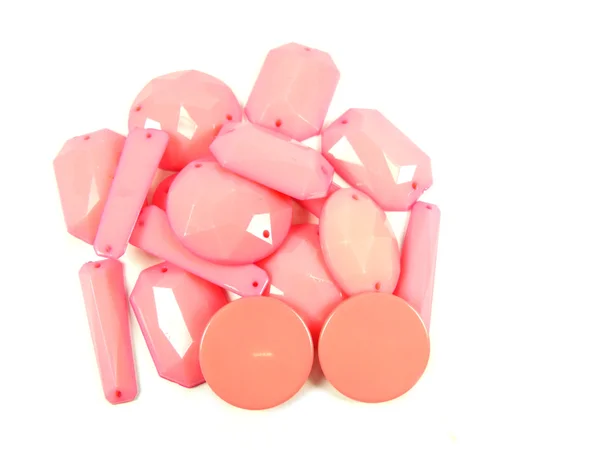 Rózsaszín gyöngy gyűjteménye — Stock Fotó