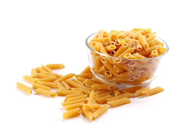 Macaroni Italiaanse pasta close-up — Stockfoto
