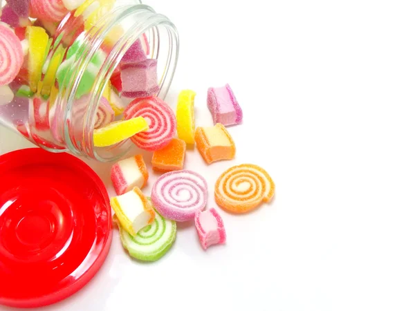 Renkli meyve Jöleli şeker çeşitleri — Stok fotoğraf