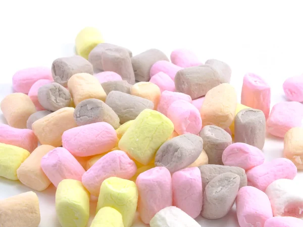 Bunte Marshmallows Süßigkeiten süßes Dessert — Stockfoto