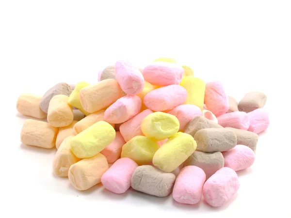 Colorful marshmallows candy sweet dessert — Stock Photo, Image