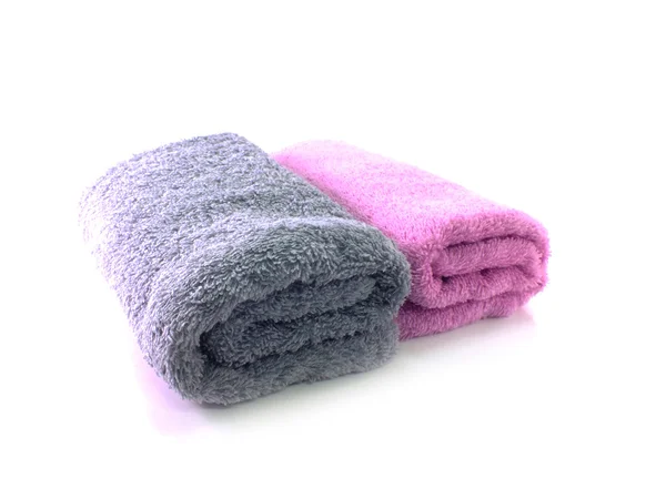 Bath towel isolated on the background — Stock Photo, Image