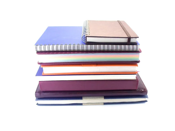 Notebook on white background Royalty Free Stock Photos