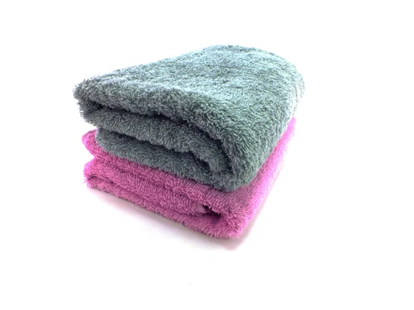 Bath towel isolated on the background Royalty Free Stock Images