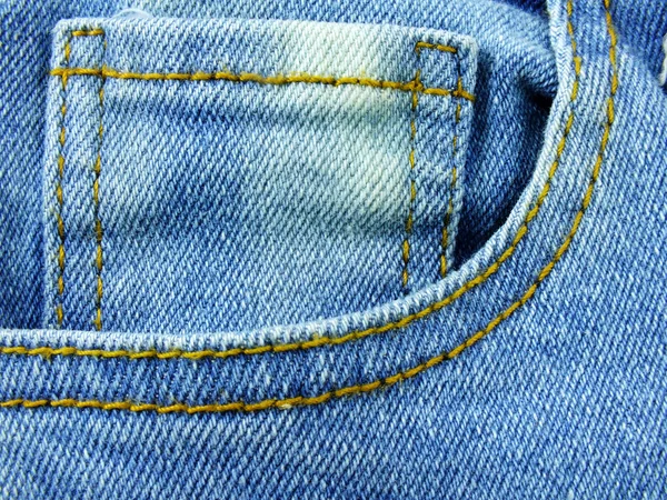 Blue Denim Jeans Textur Hintergrund — Stockfoto