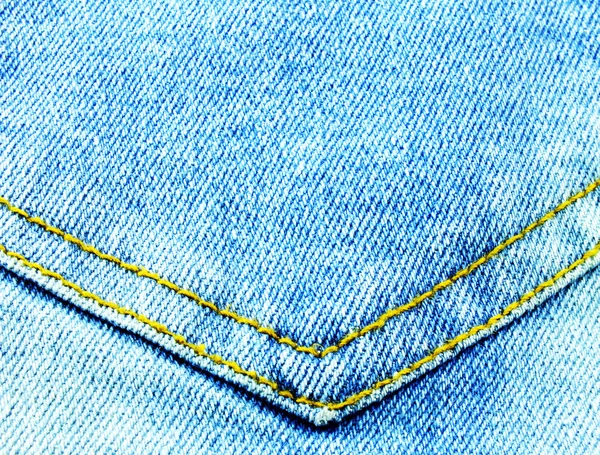 Blå denim jeans textur bakgrund — Stockfoto