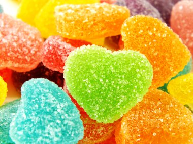 güzel arka plan ile renkli jöle