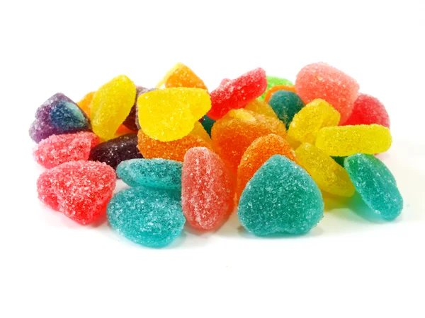 Sweet background with colorful jelly — Stock Photo, Image