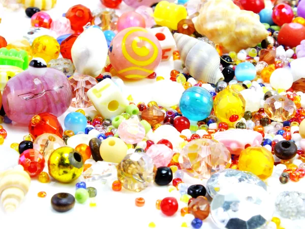 Colorful bead background — Stock Photo, Image