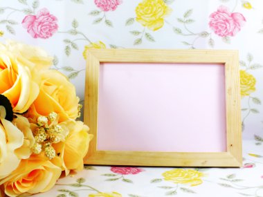 Güzel çiçek dekorasyon ve uzay yazmak için boş alan