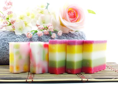 Mixed fruit soap for clean and health skin care with vitamin from natural