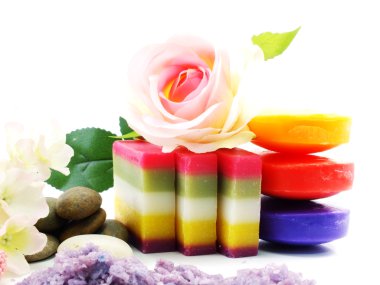 Soap for clean and health skin care with vitamin from natural