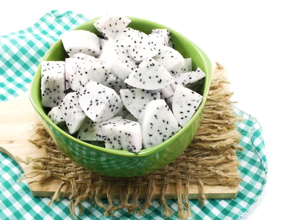 Fruta de dragón blanco con alto nutriente bueno para la salud — Foto de Stock