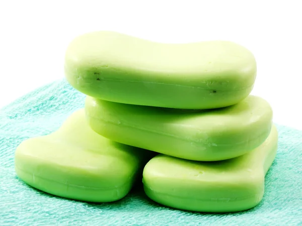 Bar of natural soap for cleaning and healthy — Stock Photo, Image