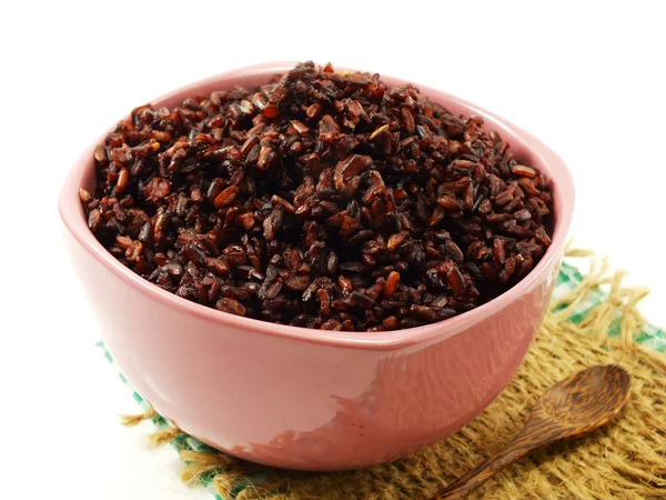 Pirinç karışımı mor pirinç berry pirinç beyaz Kupası'nda popüler bir sağlık olduğunu