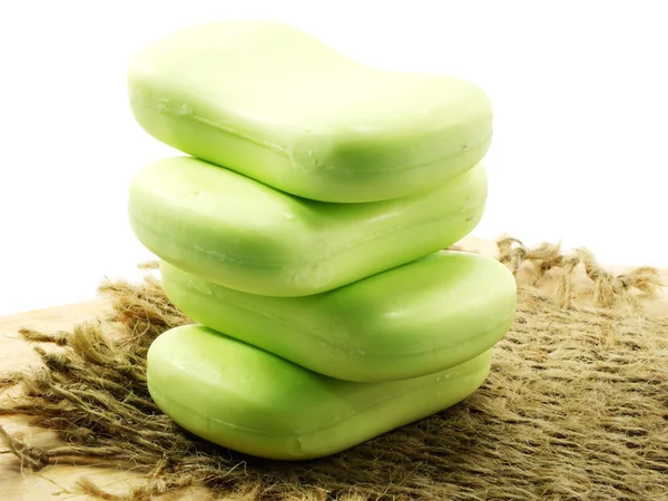 Bar of natural soap for cleaning and healthy — Stock Photo, Image