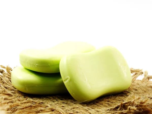 Bar of natural soap for cleaning and healthy — Stock Photo, Image