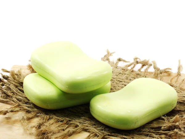 Bar of natural soap for cleaning and healthy — Stock Photo, Image