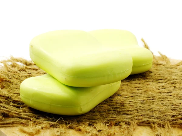 Bar of natural soap for cleaning and healthy — Stock Photo, Image