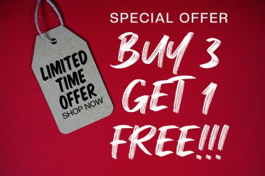 3 alana 2 bedava!! Fiyat etiketli özel teklif Sadece Sınırlı Zaman Dükkanı Şimdi