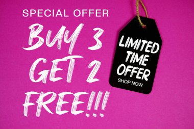 2 alana 1 bedava!! Fiyat etiketli özel teklif Sadece Sınırlı Zaman Dükkanı Şimdi