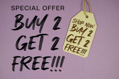 2 alana 2 bedava!! Fiyat etiketli özel teklif Sadece Sınırlı Zaman Dükkanı Şimdi