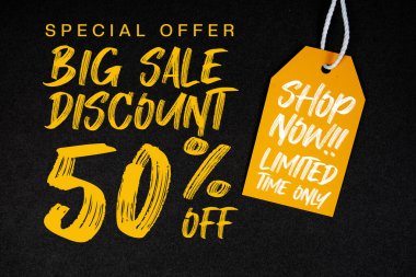 Büyük indirim% 50 indirimli Fiyat etiketli Sınırlı Zaman Dükkanı