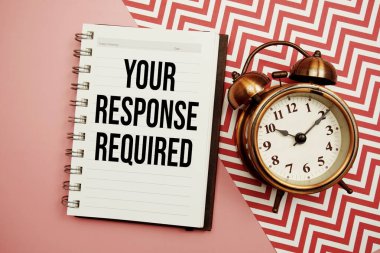 Yanıtınız için alarm saati ile birlikte not defterine yazmanız gereken metin