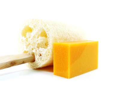 kekik sabunu ile doğal lif kabağı sünger