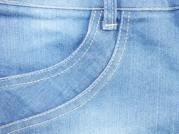 Textur Hintergrund der Jeans Tasche Detail — Stockfoto