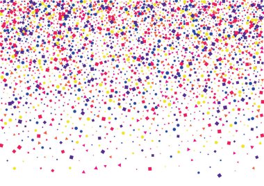 Mavi Yuvarlak Fiesta Arkaplanı. Kağıt Üçgen izole edildi. Yeşil Festival Çemberi Çizimi. Pembe Soyut Meydan.