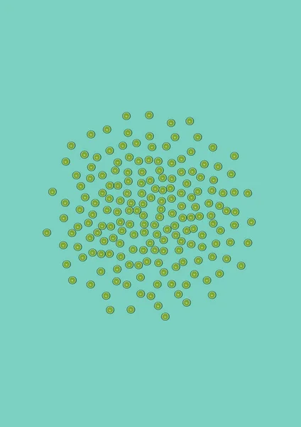 Ζουμερό Ασβέστη Φόντο Πράσινο Διάνυσμα Διακόσμηση Υγείας Sunny Lime Επανάληψη — Διανυσματικό Αρχείο