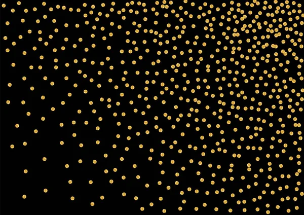 Golden Magic Glitter Frame Vzor Blikající Fólie Gradiment Circle Celebration — Stockový vektor