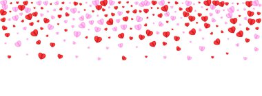 Hassas Kalpli Beyaz Vektör. Yağmur Resimli Konfeti. Pembe Sanat Şablonu. Kırmızı Konfeti Sunum Dokusu. Fond Design Frame.