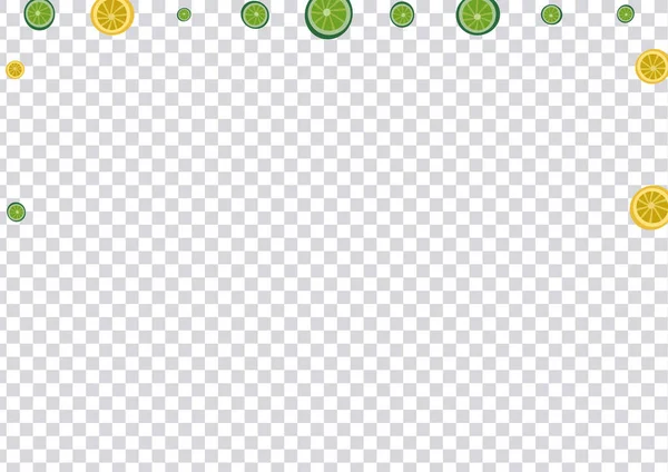 Монетний Двір Лимонний Фон Прозорий Вектор Декоративна Ілюстрація Яскравий Цитрусовий — стоковий вектор