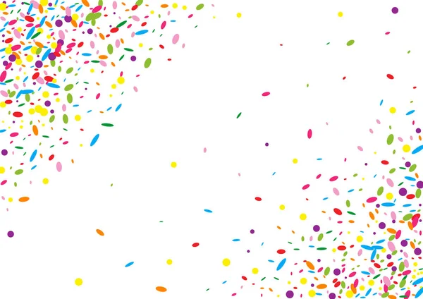 Turuncu Çember Beyaz Vektör. Polka Karnaval Çerçevesi. Mutluluk Tasarımı. Sarı element geçit şablonu. Yeşil Doğum Günü.